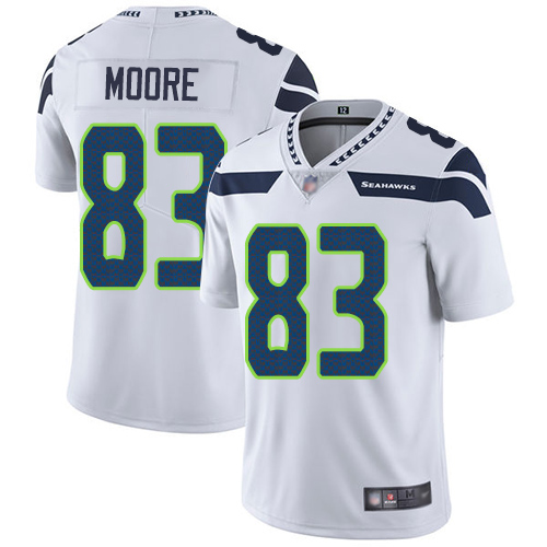 Seattle Seahawks Limited White Men David Moore Road Jersey NFL Football #83 Vapor Untouchable->women nfl jersey->Women Jersey